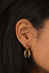 Mixed Triple Circle Hoop Earrings