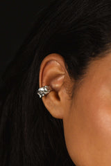 Rugged Ear Cuff Silver