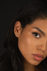 Split Double Ear Cuff Gold