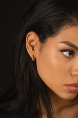 Twisted Vintage Hoop Earrings Gold