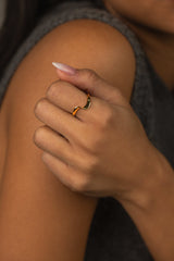 Wave Multisize Ring Gold