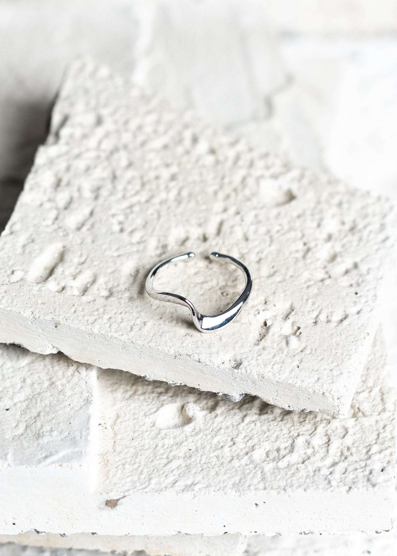 Wave Multisize Ring Silver